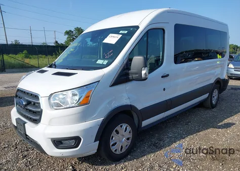 2020 Ford Transit-350 Passenger Van Xlt z USA, uszkodzony, nr VIN 1FBAX2C83LKA43211